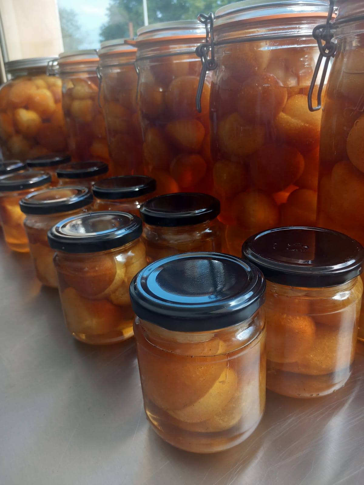Pot de baba au Rhum
Disponible en pot de 4-8 ou 25 pièce